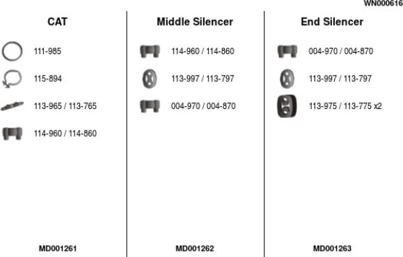 FA1 WN000616 - Échappement droxauto.com