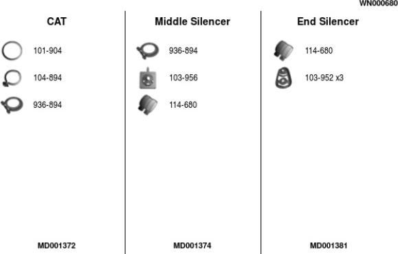 FA1 WN000680 - Échappement droxauto.com