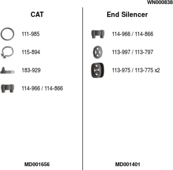 FA1 WN000838 - Échappement droxauto.com