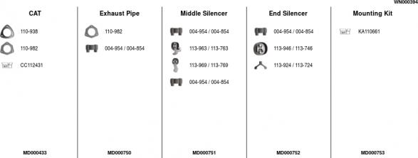 FA1 WN000394 - Échappement droxauto.com