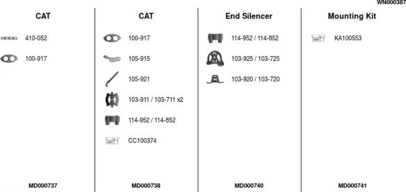 FA1 WN000387 - Échappement droxauto.com