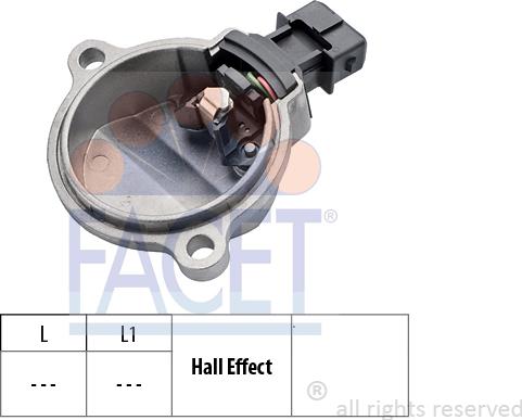 FACET 9.0401 - Capteur, position d'arbre à cames droxauto.com