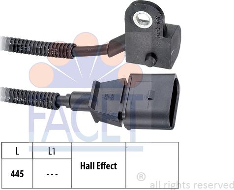 FACET 9.0422 - Capteur, position d'arbre à cames droxauto.com