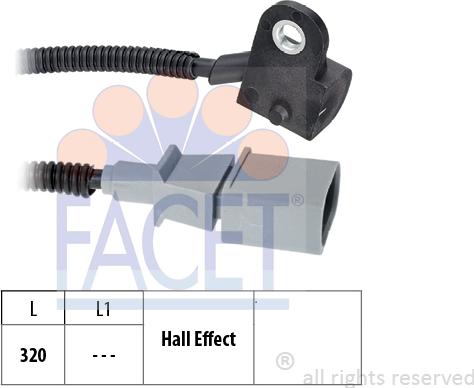 FACET 9.0535 - Capteur, position d'arbre à cames droxauto.com