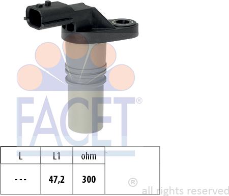 FACET 9.0646 - Capteur d'angle, vilebrequin droxauto.com