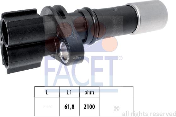 FACET 9.0633 - Capteur d'angle, vilebrequin droxauto.com