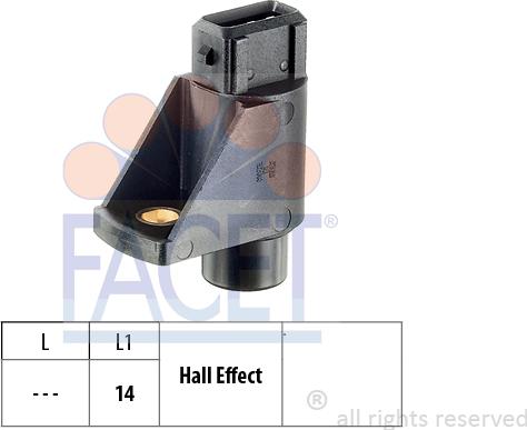 FACET 9.0042 - Capteur, position d'arbre à cames droxauto.com