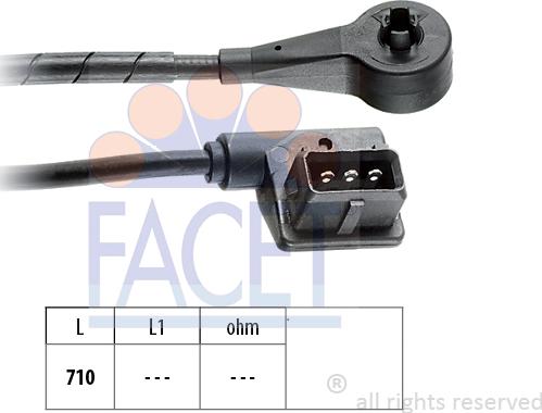 FACET 9.0153 - Capteur d'angle, vilebrequin droxauto.com