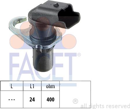 FACET 9.0258 - Capteur d'angle, vilebrequin droxauto.com