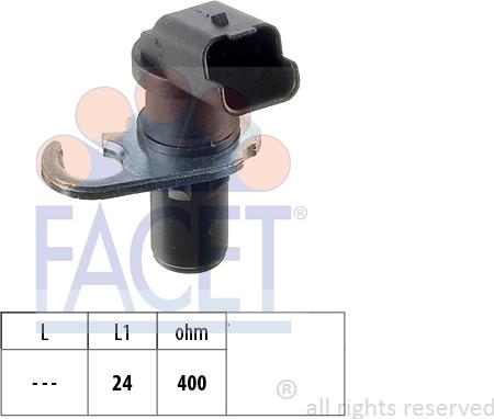 FACET 9.0260 - Capteur d'angle, vilebrequin droxauto.com