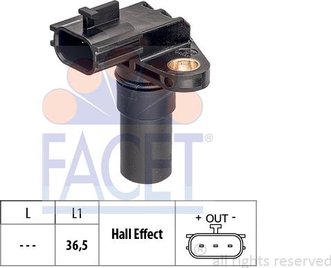 FACET 9.0775 - Capteur, régime droxauto.com