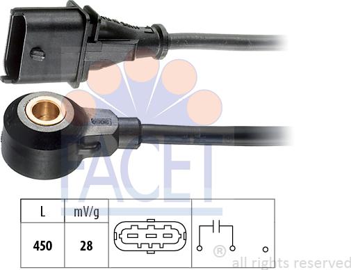 FACET 9.3068 - Capteur de cognement droxauto.com