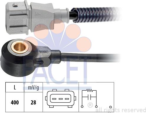 FACET 9.3203 - Capteur de cognement droxauto.com