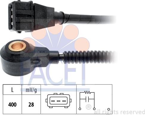 FACET 9.3207 - Capteur de cognement droxauto.com