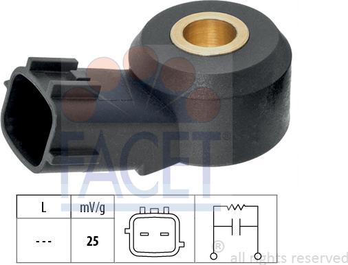 FACET 9.3236 - Capteur de cognement droxauto.com