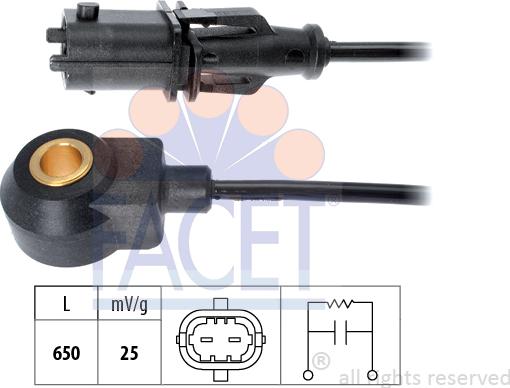 FACET 9.3223 - Capteur de cognement droxauto.com