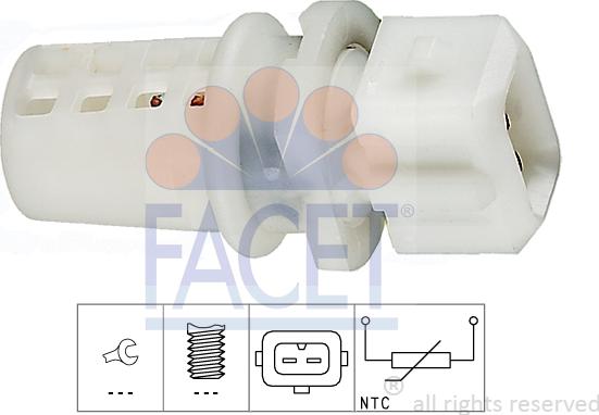 FACET 10.4009 - Capteur, température de l'air d'admission droxauto.com