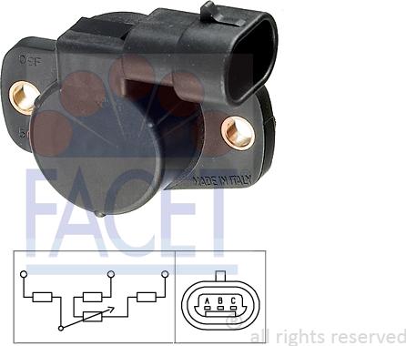 FACET 10.5094 - Capteur, position du papillon droxauto.com