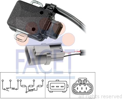 FACET 10.5008 - Capteur, position du papillon droxauto.com