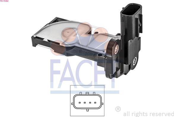 FACET 10.1562 - Débitmètre de masse d'air droxauto.com