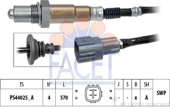 FACET 10.8607 - Sonde lambda droxauto.com