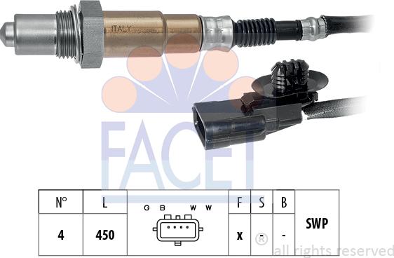 FACET 10.8095 - Sonde lambda droxauto.com