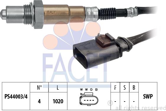FACET 10.8041 - Sonde lambda droxauto.com