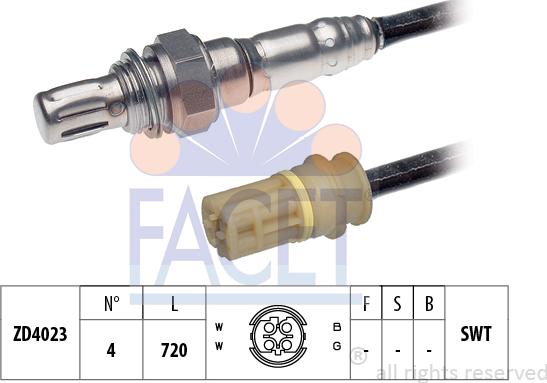 FACET 10.8087 - Sonde lambda droxauto.com