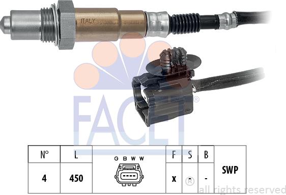 FACET 10.8117 - Sonde lambda droxauto.com