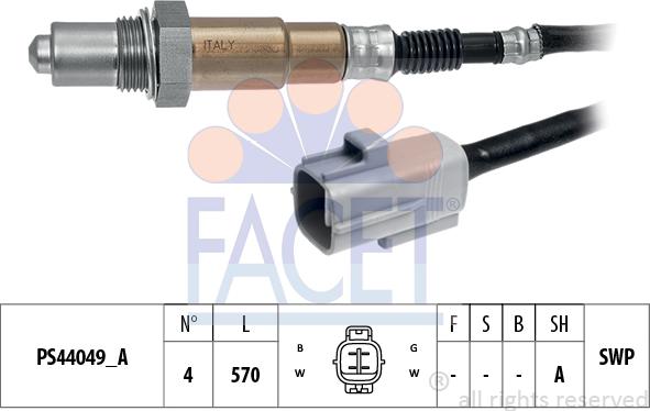 FACET 10.8355 - Sonde lambda droxauto.com