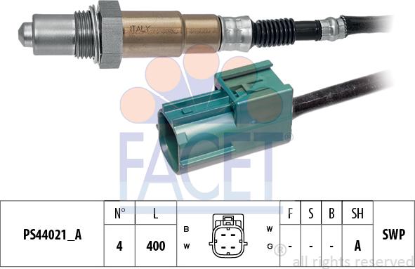 FACET 10.8304 - Sonde lambda droxauto.com