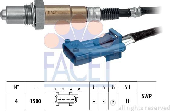FACET 10.8301 - Sonde lambda droxauto.com