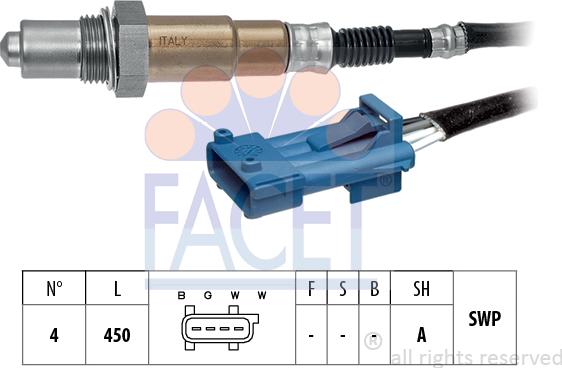 FACET 10.8302 - Sonde lambda droxauto.com