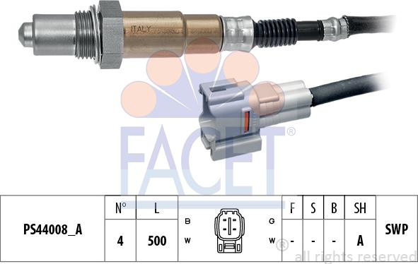 FACET 10.8316 - Sonde lambda droxauto.com