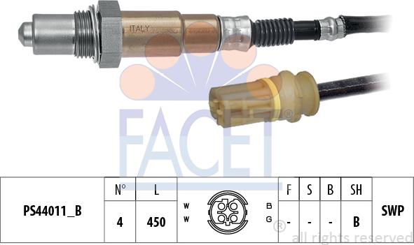 FACET 10.8332 - Sonde lambda droxauto.com