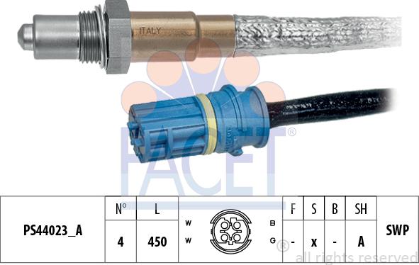 FACET 10.8324 - Sonde lambda droxauto.com