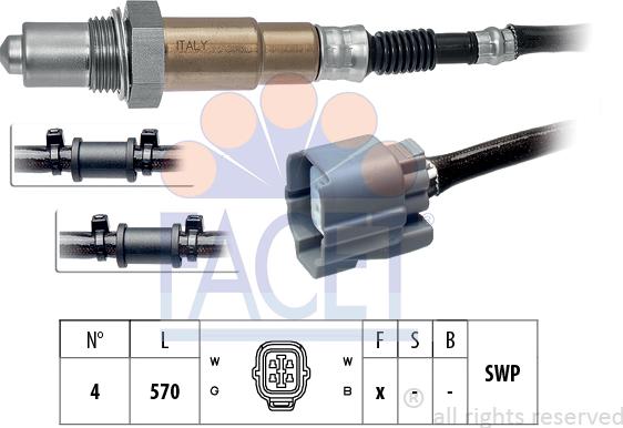 FACET 10.7492 - Sonde lambda droxauto.com