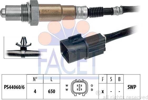 FACET 10.7542 - Sonde lambda droxauto.com