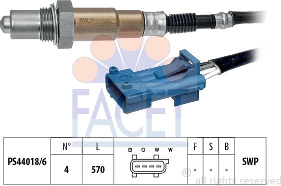 FACET 10.7588 - Sonde lambda droxauto.com