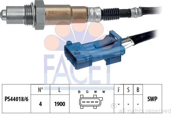 FACET 10.7688 - Sonde lambda droxauto.com