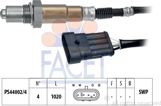 FACET 10.7096 - Sonde lambda droxauto.com