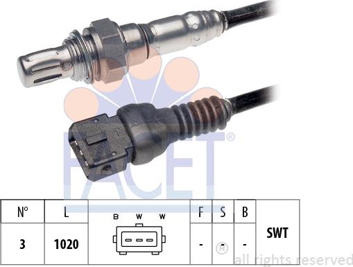 FACET 10.7045 - Sonde lambda droxauto.com