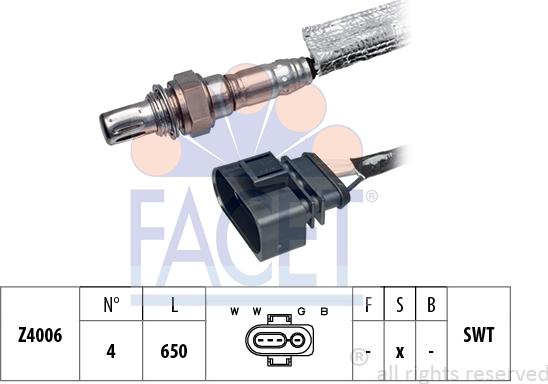 FACET 10.7052 - Sonde lambda droxauto.com