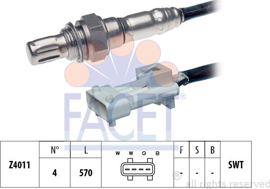 FACET 10.7065 - Sonde lambda droxauto.com