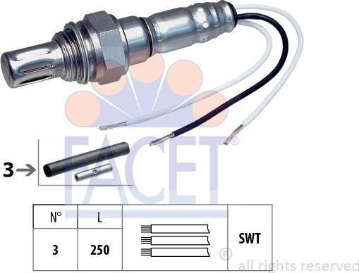 FACET 10.7003 - Sonde lambda droxauto.com