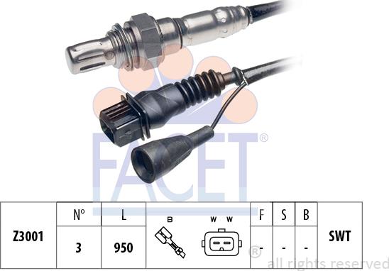 FACET 10.7026 - Sonde lambda droxauto.com