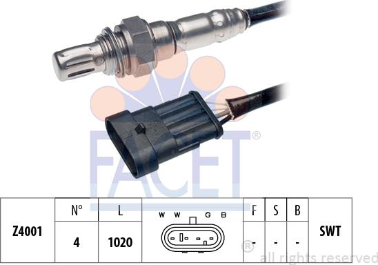 FACET 10.7022 - Sonde lambda droxauto.com