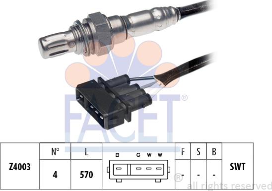 FACET 10.7192 - Sonde lambda droxauto.com