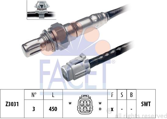 FACET 10.7866 - Sonde lambda droxauto.com