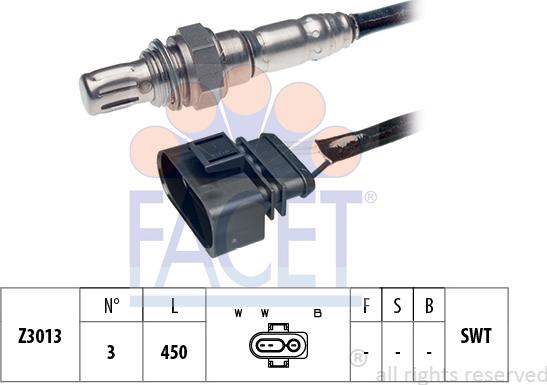 FACET 10.7300 - Sonde lambda droxauto.com